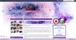 Desktop Screenshot of galacticspacebook.com